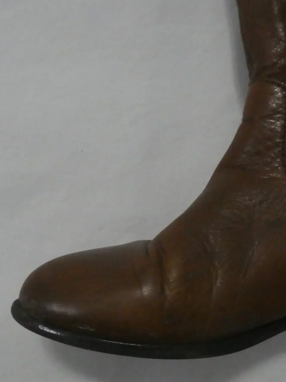 ALDO Brown Leather Knee High Riding Boots Back Buckles - Size 5 - Picture 16 of 16
